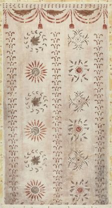 Stencilled Wall, 1935/1942. Creator: Mildred E Bent