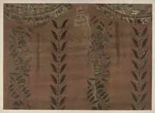 Stencilled Wall, c. 1940. Creator: Michael Lauretano