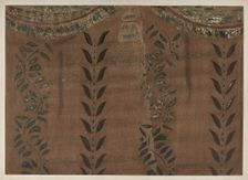 Stencilled Wall, c. 1940. Creator: Michael Lauretano