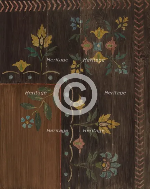 Stencilled Floor, 1935/1942. Creator: Jerome Hoxie.