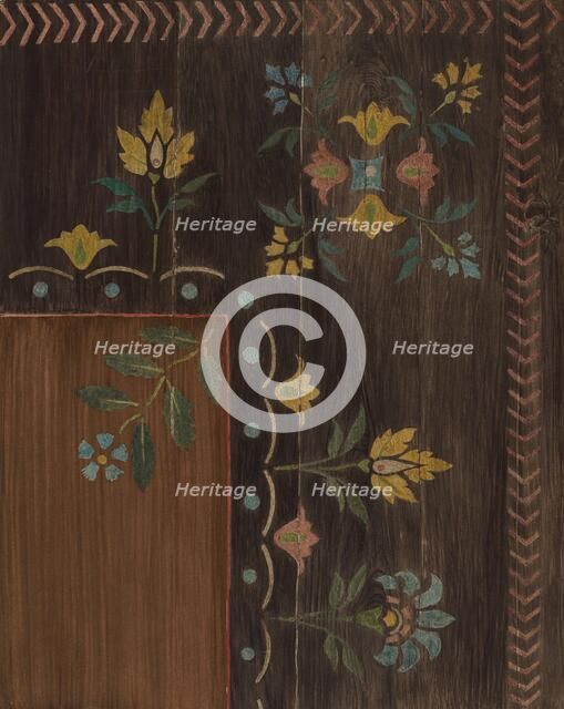 Stencilled Floor, 1935/1942. Creator: Jerome Hoxie.