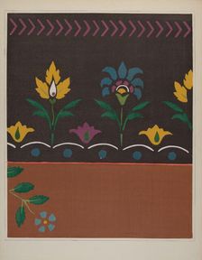 Stencilled Floor, c. 1938. Creator: Jerome Hoxie