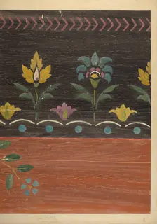 Stencilled Floor, c. 1938. Creator: Jerome Hoxie