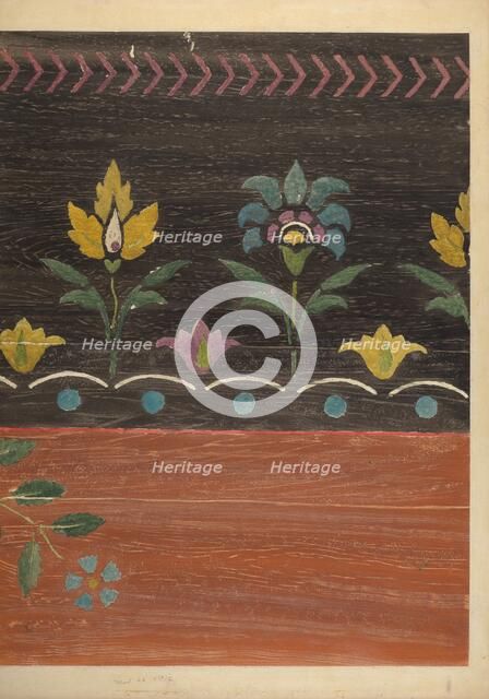 Stencilled Floor, c. 1938. Creator: Jerome Hoxie.