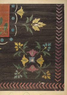 Stencilled Floor, c. 1938. Creator: Jerome Hoxie