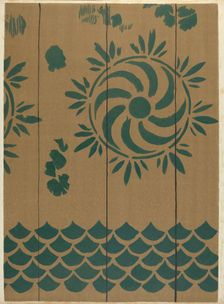 Stencilled Floor, c. 1940. Creator: Michael Lauretano