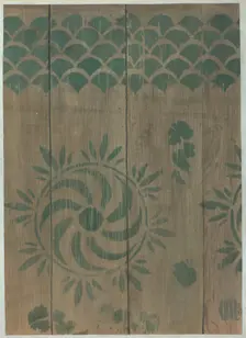 Stencilled Floor, c. 1940. Creator: Michael Lauretano