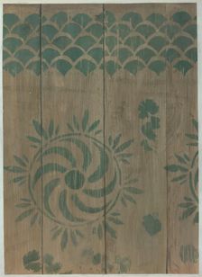 Stencilled Floor, c. 1940. Creator: Michael Lauretano