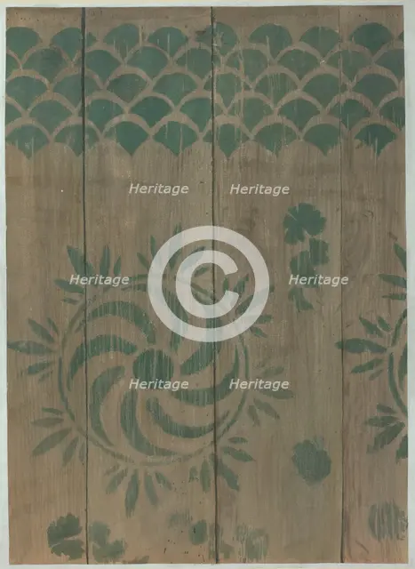 Stencilled Floor, c. 1940. Creator: Michael Lauretano.