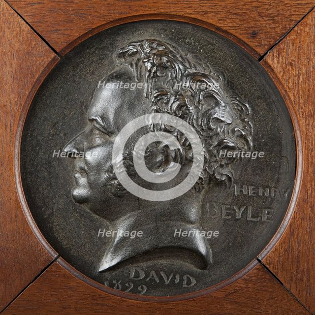 Stendhal, 1829. Artist: David d'Angers, Pierre-Jean (1788-1856)