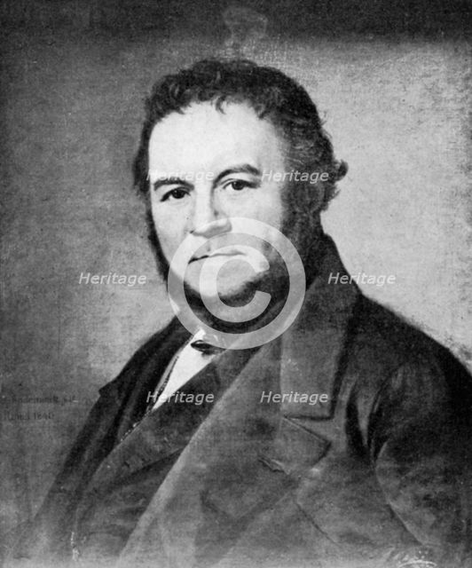 Stendhal, French writer, early 19th century.Artist: Sodermark