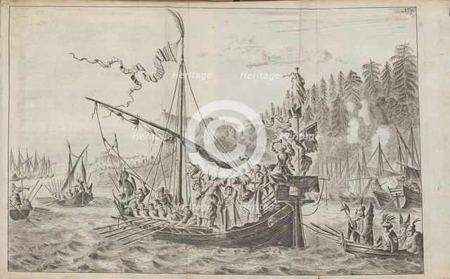Stenka Razin (From: Drie aanmerkelyke reizen), 1675. Artist: Struys, Jan Jansz. (1630-1694)