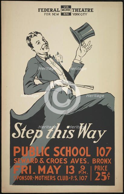 Step this Way, New York, 1938. Creator: Unknown.