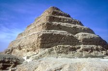 Step Pyramid of King Djoser (Zozer), Saqqara, Egypt, 3rd Dynasty, c2600 BC. Artist: Imhotep