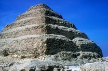Step Pyramid of King Djoser (Zozer), Saqqara, Egypt, 3rd Dynasty, c2600 BC. Artist: Imhotep