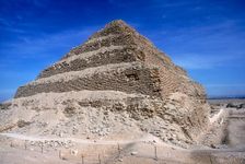 Step Pyramid of King Djoser (Zozer), Saqqara, Egypt, 3rd Dynasty, c2600 BC. Artist: Imhotep