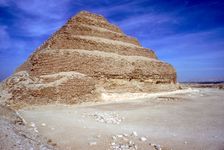 Step Pyramid of King Djoser (Zozer), Saqqara, Egypt, 3rd Dynasty, c2600 BC. Artist: Imhotep