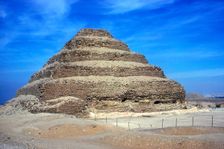 Step Pyramid of King Djoser (Zozer), Saqqara, Egypt, 3rd Dynasty, c2600 BC. Artist: Imhotep