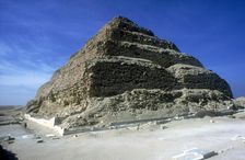 Step Pyramid of King Djoser (Zozer), Saqqara, Egypt, 3rd Dynasty, c2600 BC. Artist: Imhotep