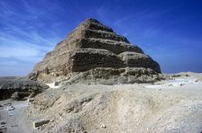 Step Pyramid of King Djoser (Zozer), Saqqara, Egypt, 3rd Dynasty, c2600 BC. Artist: Imhotep