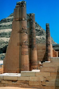Step Pyramid of King Djoser (Zozer), Saqqara, Egypt, 3rd Dynasty, c2613 BC