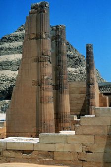 Step Pyramid of King Djoser (Zozer), Saqqara, Egypt, 3rd Dynasty, c2613 BC