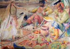 Stepan Razin end of 19th - early 20th century. Creator: Kustodiev, Boris Michaylovich (1878-1927)