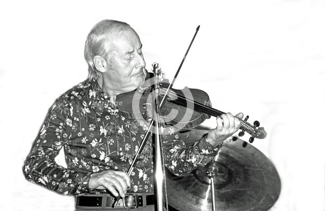 Stephane Grappelli, Ronnie Scott's, London,1973. Artist: Brian O'Connor.