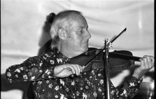 Stephane Grappelli, Ronnie Scott's, Soho, London, 1973. Artist: Brian O'Connor