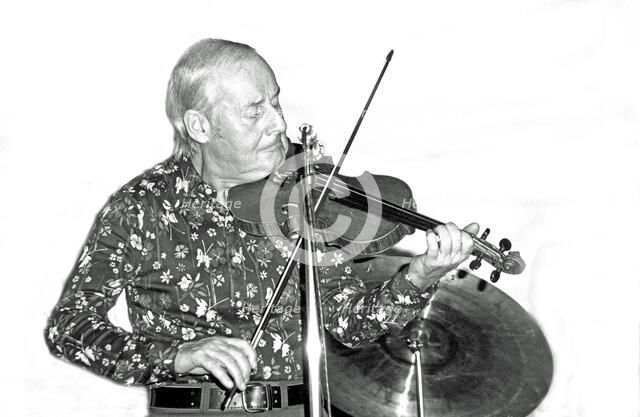 Stephane Grappelli, Ronnie Scott's, London,1973. Artist: Brian O'Connor.