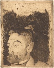 Stéphane Mallarmé, 1891. Creator: Paul Gauguin