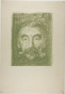 Stéphane Mallarmé, 1897. Creator: Edvard Munch