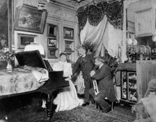 Stephane Mallarme, French poet and critic, c1890s