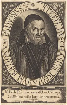 Stephanus Paschinus, 1617. Creator: Leonard Gaultier