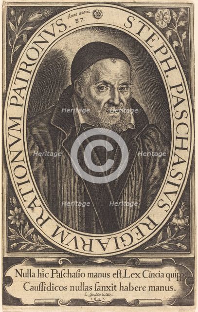 Stephanus Paschinus, 1617. Creator: Leonard Gaultier.