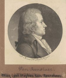 Stephen Van Rensselaer, 1797. Creator: Charles Balthazar Julien Févret de Saint-Mémin