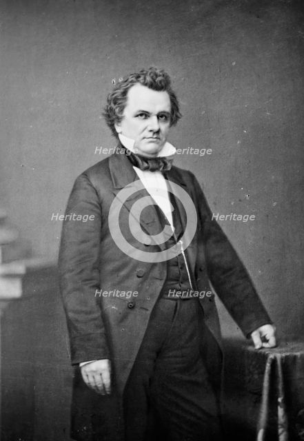 Stephen A. Douglas, between 1855 and 1865. Creator: Unknown.