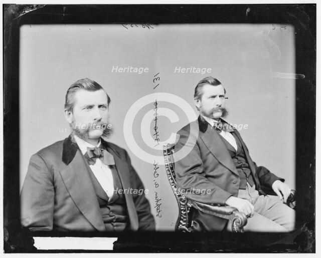 Stephen Alonzo Cobb of Kansas, between 1865 and 1880. Creator: Unknown.