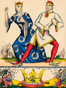Stephen and Matilda, rivals for the crown of England, (1932). Artist: Rosalind Thornycroft
