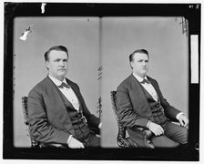 Stephen B. Elkins of West Virginia, between 1865 and 1880. Creator: Unknown