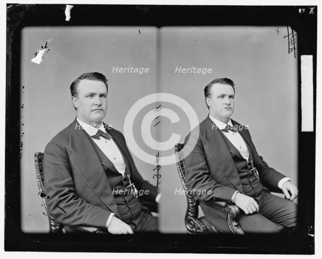 Stephen B. Elkins of West Virginia, between 1865 and 1880. Creator: Unknown.