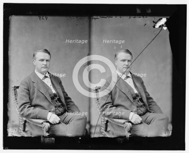 Stephen Benton Elkins of West Virginia, 1865-1880. Creator: Unknown.