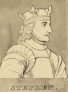 Stephen (c1096-1154), 1830. Creator: Unknown