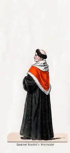 Stephen Gardiner, costume design for Shakespeare's play, Henry VIII, 19th century