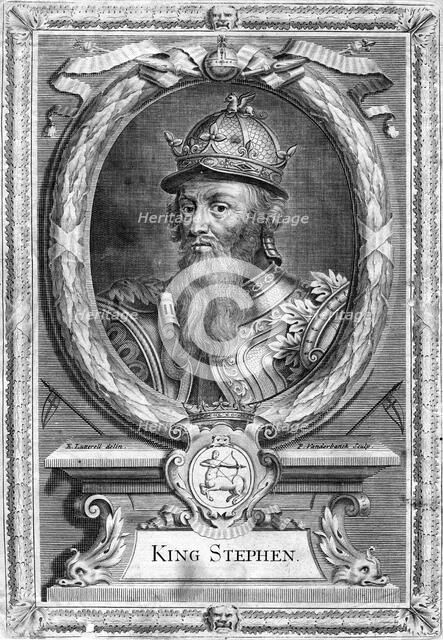 Stephen of England, (17th century).Artist: P Vanderbanck