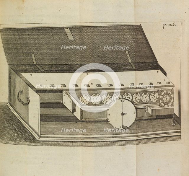 Stepped reckoner. Creator: Leibniz, Gottfried Wilhelm von (1646-1716).
