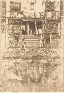 Steps, Amsterdam, 1889. Creator: James Abbott McNeill Whistler