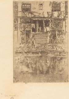 Steps, Amsterdam, 1889. Creator: James Abbott McNeill Whistler