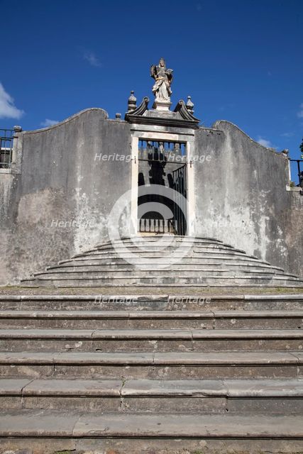 Steps and gate, University of Coimbra, Portugal, 2009. Creator: Samuel Magal.