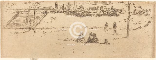 Steps, Gray's Inn, c. 1886/1888. Creator: James Abbott McNeill Whistler.